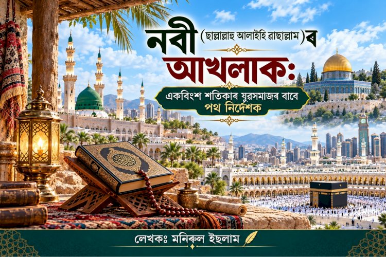 নবী (ছাল্লাল্লাহু আলাইহি ৱাছাল্লাম)ৰ আখলাক: একবিংশ শতিকাৰ যুৱসমাজৰ বাবে পথ নিৰ্দেশক